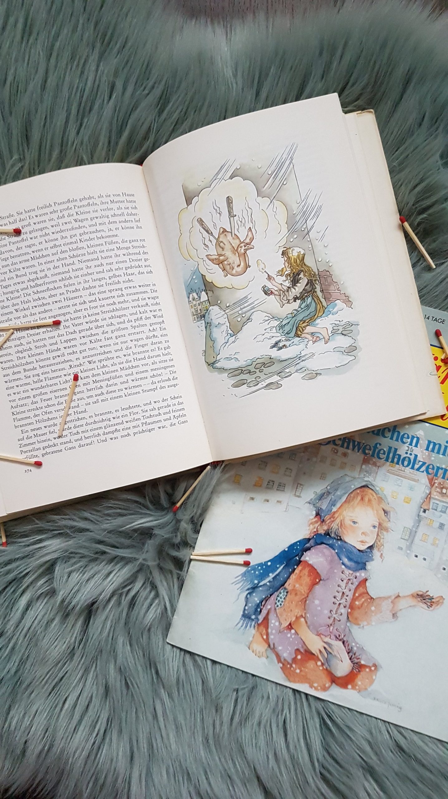 Das kleine Mädchen mit den Schwefelhölzern Märchenbuch
