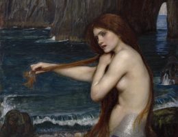 Die Nixe im Märchen: Wassernixe Gemälde von John William Waterhouse