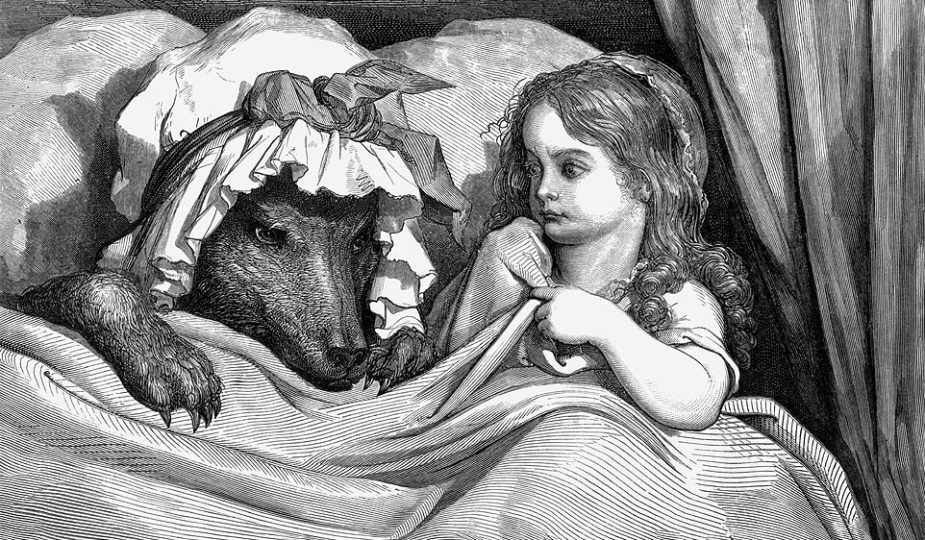 Märchenpott Fole 67 "Peep" Rotkäppchen von Gustave Doré