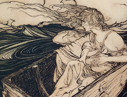 Danae und Perseus Mythos