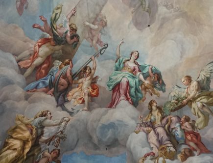 Engel im Märchen barocke Kirchenmalerei mit Engeln