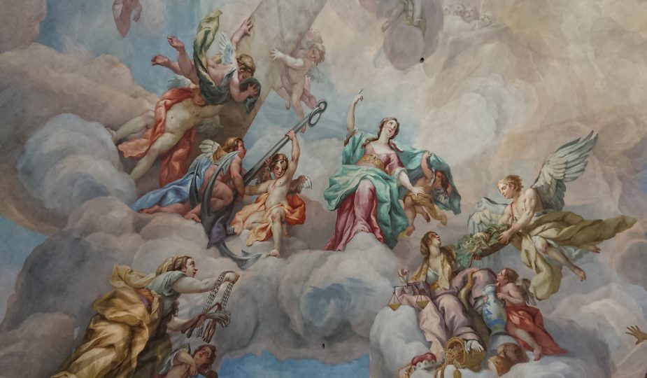 Engel im Märchen barocke Kirchenmalerei mit Engeln