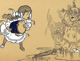 Der Zauberer von Oz alte Illustration