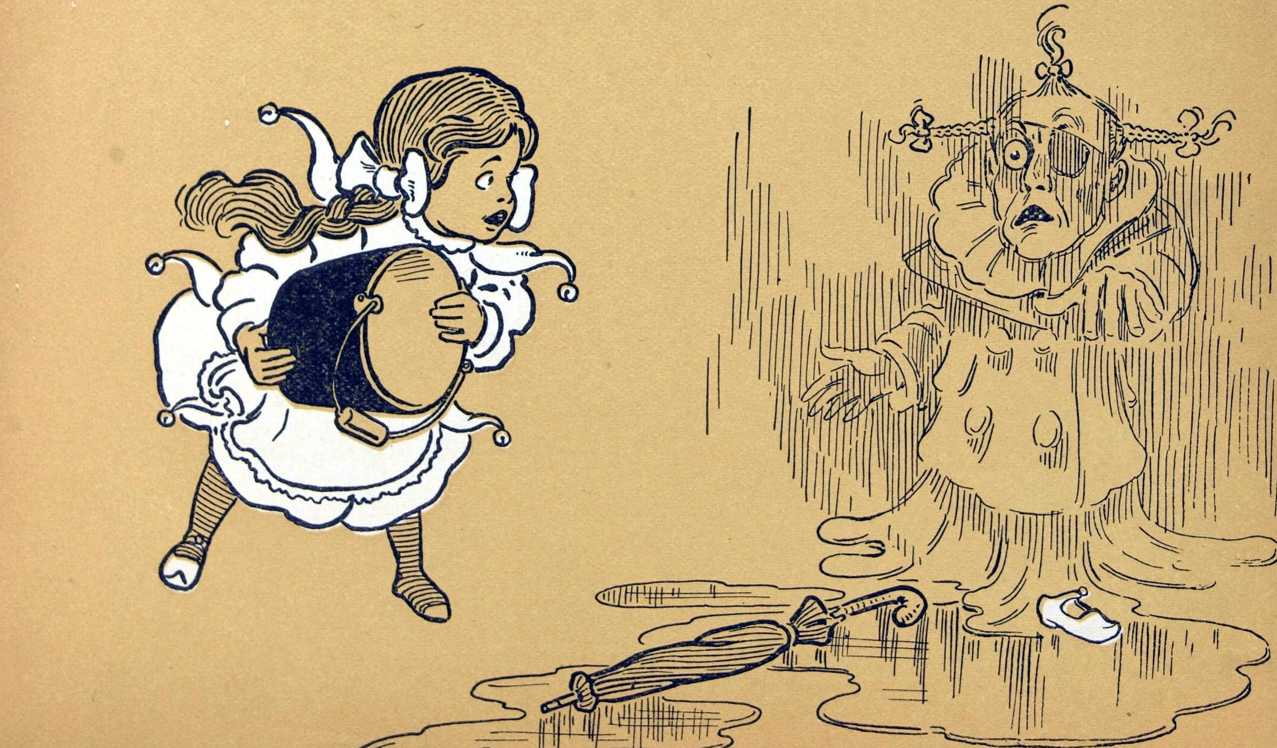 Der Zauberer von Oz alte Illustration