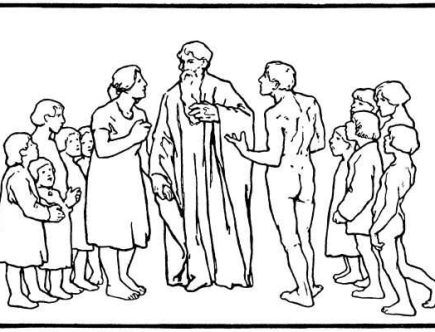 Die ungleichen Kinder Evas: Illustration von Otto Ubbelohne