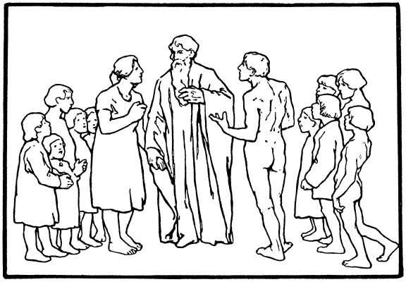 Die ungleichen Kinder Evas: Illustration von Otto Ubbelohne