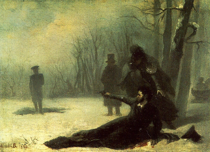 Duell zwischen Puschkin und d’Anthès, 1869